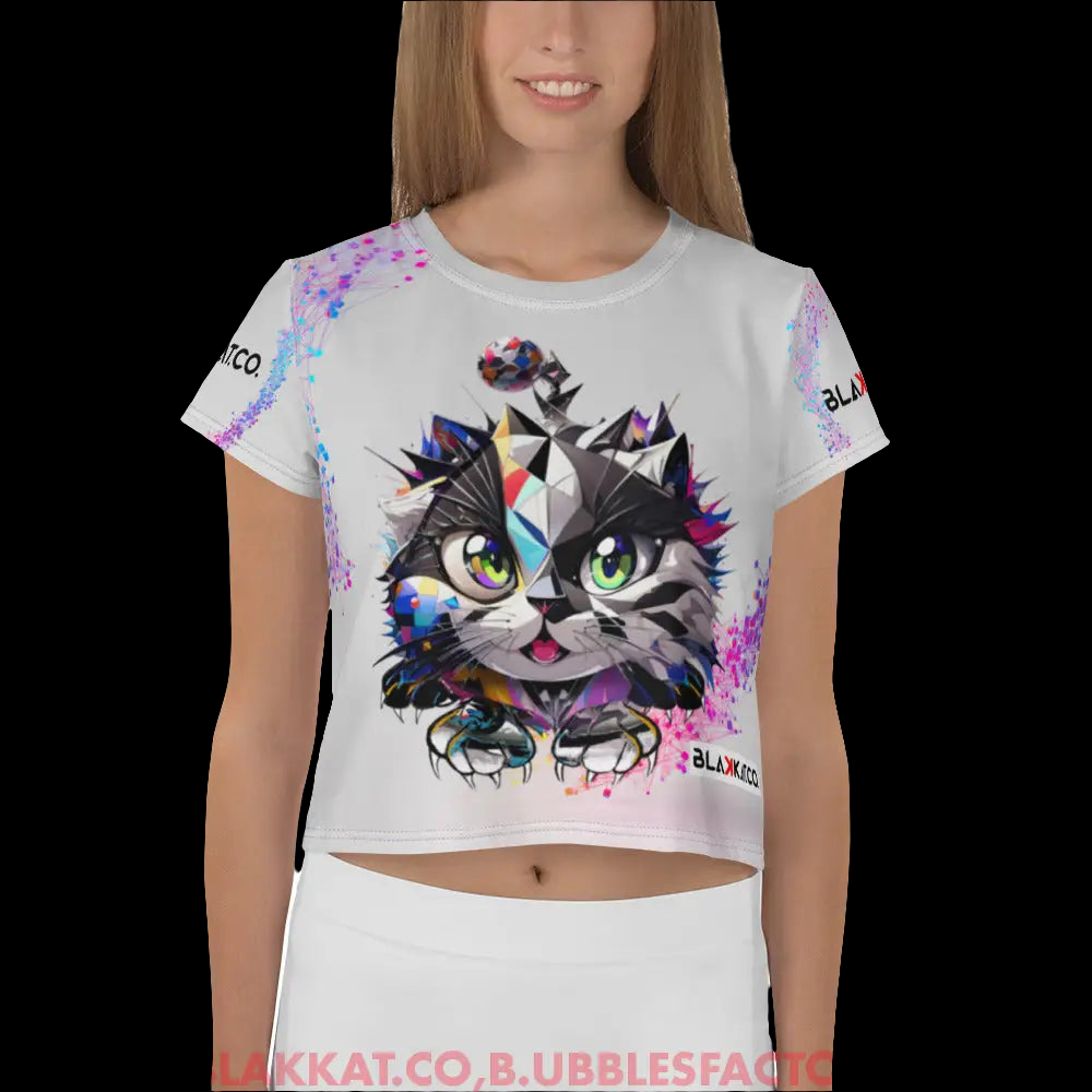 All-Over Print Crop Tee