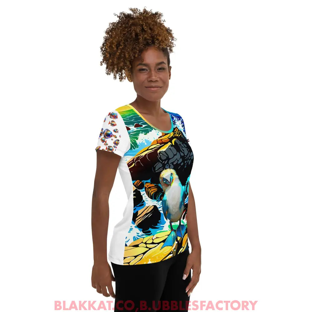 All-Over Print Women’s Athletic T-Shirt